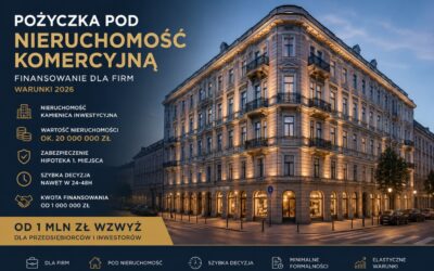 Pożyczka pod&nbsp;nieruchomość komercyjną – warunki 2026